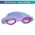 thumbnail image 6 of Dolfino Youth Mermaid Fabric Strap Goggles for Children, Blue/Purple Unisex, 6 of 8