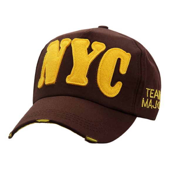 Womens Hats NYC Letter Baseball Cap For Men And Women Adjustable Casual Sports Hat Summer Sun Dad Hat