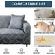 thumbnail image 4 of (1 lugar, Ray Gris Clair) Taie D'oreiller Non Incluse Housse De Canap Rtractable Avec Accoudoirs Housse De Fauteuil Lastique Housse De Canap Unive, 4 of 5