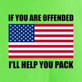 thumbnail image 3 of CafePress - Offended USA Flag Help Pack T Shirt - Light T-Shirt - CP, 3 of 4