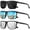 Black/Ice Blue/Silver, variant on KALIYADI Polarized Sunglasses for Men and Women,Mens Classic Square Sun Glasses with UV Protection for Driving Fishing Golf(3 Pairs)