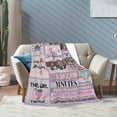 thumbnail image 3 of LHSHID Dinosaurs and The Woods Blanket Flannel Soft and Comfortable Anti static Bed Sofa Blanket 60x80in, 3 of 6