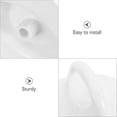 thumbnail image 4 of Rice Cooker Lid Handle Replacement Knobs Set of 4 White, Heat Resistant Plastic Pot Lid Grips, Universal Round Cookware Compatible with Covers, 4 of 6