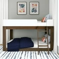 thumbnail image 2 of Max & Lily Solid Wood Bunk Bed, Mid-Century Modern Twin over Twin Bunk Beds for Kids, 2 of 9