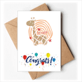 thumbnail image 1 of giraffe cartoon animal Wedding Cards Congratulations Greeting Envelopes, 1 of 3