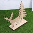 thumbnail image 6 of Homoyoyo 1 Set Deer Shape Ornaments Khaki Color Christmas Decoration for Holiday Tree and Home Decor, 6 of 8