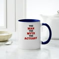 thumbnail image 4 of CafePress - The Man The Myth The Actuary Mugs - 11 oz Ceramic Mug - Novelty Coffee Tea Cup, 4 of 4
