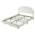 thumbnail image 6 of Atlantic Queen Size Platform Bed Frame withe LED - Beige, 6 of 14