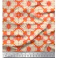 thumbnail image 1 of Soimoi Poly Georgette Fabric Geometric Tie-Dye Print Sewing Fabric Yard 52 Inch Wide, 1 of 3
