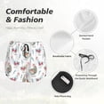 thumbnail image 4 of Daiia Funny Chicken Pattern Women's 2 in 1 Running Shorts - Lightweight Athletic Workout Gym Yoga Shorts Liner with Phone Pockets-XX-Large, 4 of 7