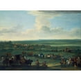 thumbnail image 3 of John Wootton 24x19 Black Modern Framed Museum Art Print Titled - George I at Newmarket, 4 or 5 October, 1717 (ca. 1717), 3 of 5