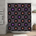 thumbnail image 5 of Disketp Vinyl Records Musical Notes Stall Fabric Shower Curtain Liner Waterproof - 72" x 72", Lightweight Stall Size Shower Curtain Machine Washable - 60x72, 5 of 5