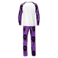 thumbnail image 4 of Family Matching Pajamas Halloween Party 2 Piece Sets Casual Pjs Family Jammies Long Sleeve Cute Funny Pumpkin Face Trendy Family Holiday Loungewear Men L, 4 of 4