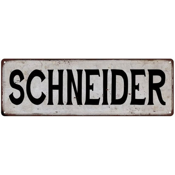 SCHNEIDER Vintage Look Gift Rustic Chic Metal Sign 6x18 206180036938