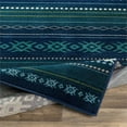 thumbnail image 5 of Paramount PAR-1120 5'3" x 7'9" Rug Dark Blue/Aqua/Teal/Lime/Gray/Cream, 5 of 5
