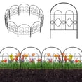 thumbnail image 4 of L 16.5 in. x W 12.6 in. Double Arched Garden Decorative Fence, No-Dig Fence, Rustproof Wire Mesh Panel (10 pcs), 4 of 5