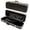 Black, variant on MI&VI NS-5150 ABS Hard Violin Case (1/2 Size) with Adjustable Straps | Velvet Plush Cushion | Hardshell Case for 1/2 Sized Violins (Blue)