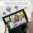 thumbnail image 3 of NexFoto Large 17 Inch FHD Digital Picture Frame 32GB with Remote Control, 2.4GHz/5GHz Dual-Band Digital Photo Frame with IPS Touch Screen, Easy to Share Photos Video via App,Gift for Grandparents, 3 of 9