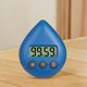thumbnail image 2 of Reloj De Cuenta Regresiva Cuenta regresiva electrónica con gota de agua, temporizador digital LCD, reloj despertador de estudio (azul), 2 of 6