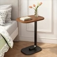 thumbnail image 6 of Multifunctional C-Shaped Side Table, Height Adjustable Rolling Table, Sturdy Metal Frame, Space Saving Compact Coffee Table for Living Room Bedroom, 6 of 9