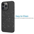thumbnail image 5 of Tekcoo Apple iPhone 15 Case Silicone Camera Protection Ultra Slim iPhone 15 Case Soft Gel Cover Rubber Anti-Scratch Phone Case Compatible for iPhone 15 Black, 5 of 9