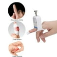 thumbnail image 4 of férula de extensión de articulación de dedo, rehabilitación de fijación de dedo, dispositivo de presión de soporte de articulación de lesión de mano de tamaño mediano blanco, 4 of 5