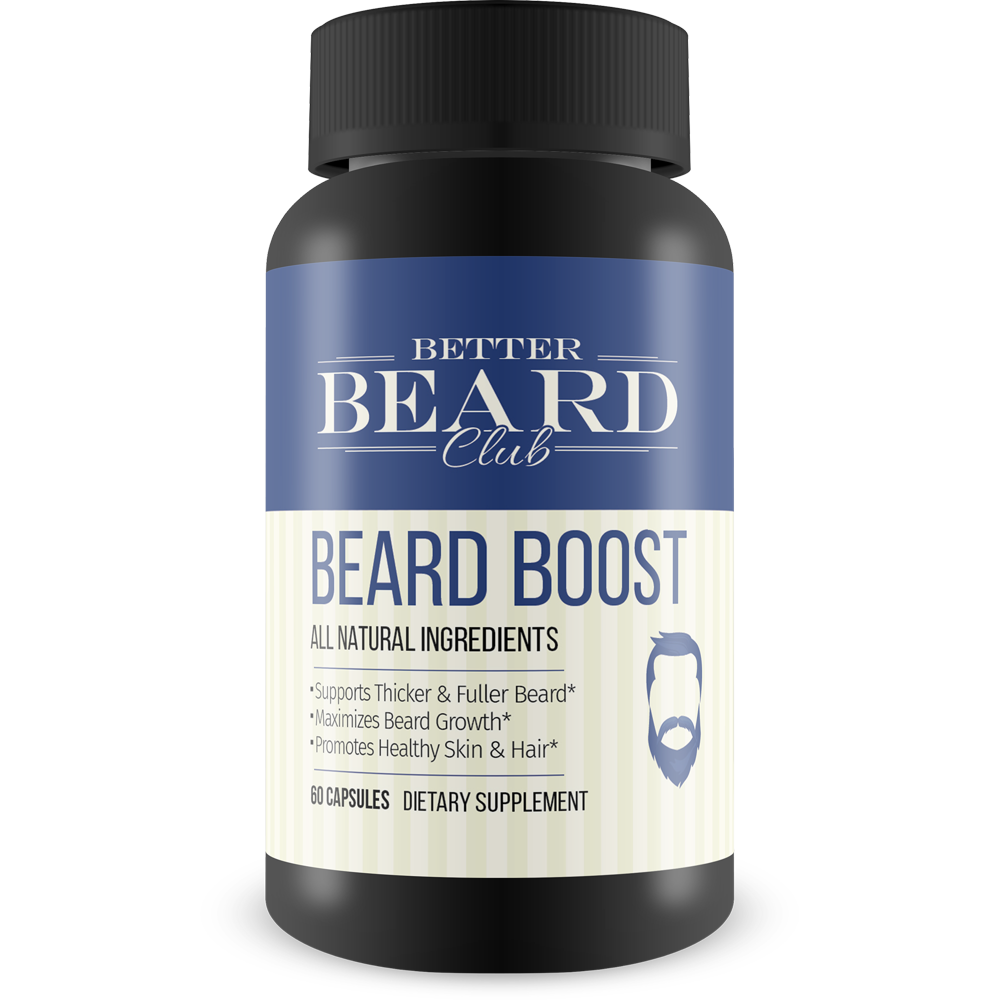 Better Beard Club Beard Boost Premium Beard Supplement Supports