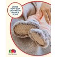 thumbnail image 3 of Pantuflas térmicas tipo botines Fruit of the Loom con peluche gris para 18-24 meses, 3 of 4