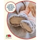 thumbnail image 3 of Pantuflas térmicas tipo botines Fruit of the Loom con peluche gris para 18-24 meses, 3 of 4