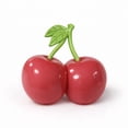 thumbnail image 3 of Yardvibe Cherries Squish-y, 5.3 Inch Jumbo Sweet Twin-Cherry StressReliefToy, Squeeze Fruit Fidget Sensory forKidsAdults, Easter Basket Stuffers, 3 of 8
