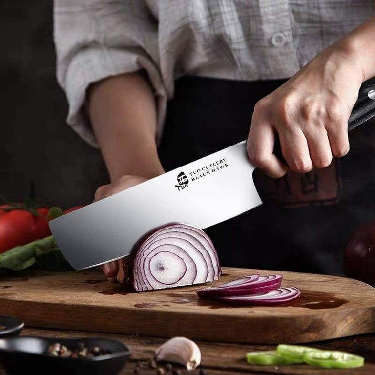  Huusk Knives from Japan, Nakiri Knife Vegetable Cleaver,  Japanese Premium High Carbon Steel Hand Forged Sharp Asian Knife  Multipurpose Chef Knife Medium-heavy Duty for Kitchen Christmas Gifts :  Home & Kitchen