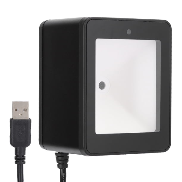 Escáler de Código de Barras de Esprititorio, Escender de Código de Barras de Escritorio Omnidireccional 360 Dregee, Lector de Código de Barras Qr Con Cable USB para Almacén,