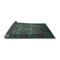 thumbnail image 2 of Ahgly Company Indoor Square Persian Light Blue Traditional Area Rugs, 4' Square, 2 of 4