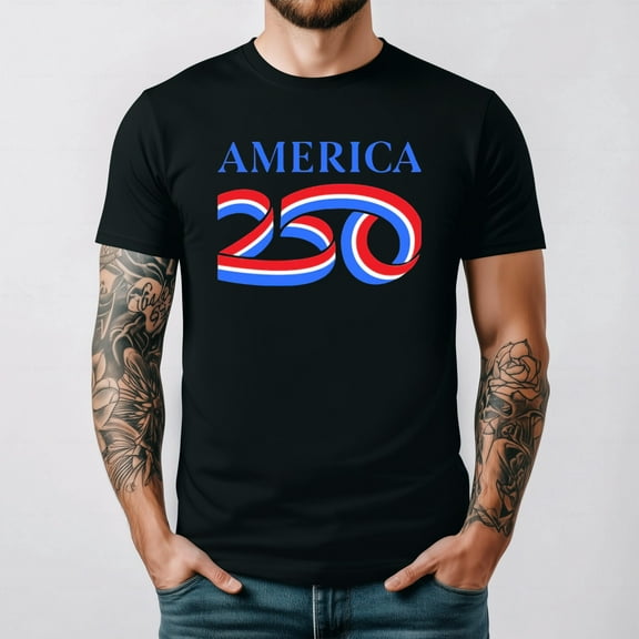 Semiquincentennial America 250th Anniversary 1776 2026 July 4th TShirt, unisex up to 5XL