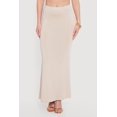 thumbnail image 3 of Women's Solid High Waisted Mermaid Maxi Skirt, 3 of 4