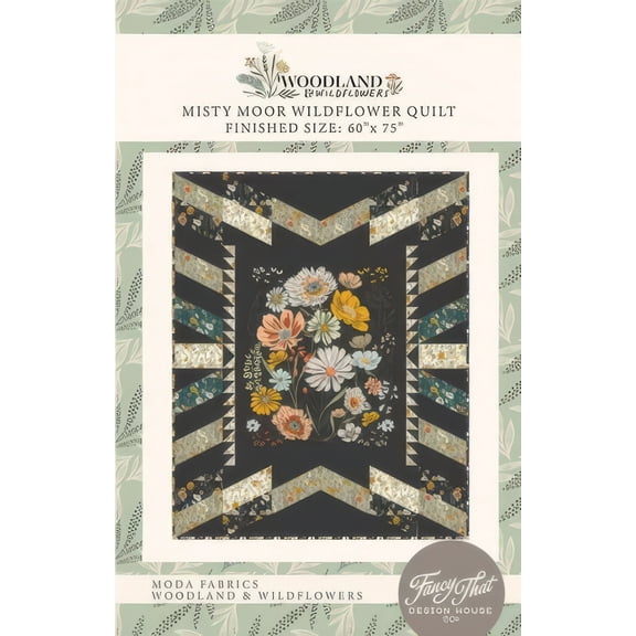 Misty Moor Wildflower Quilt Pattern by Fancy That Design