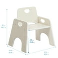 thumbnail image 2 of Stackable Wooden Toddler Chair, 10in, 2 of 9