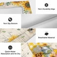 thumbnail image 5 of Sunflower Bee Outdoor Rug 5x7 Ft, Non Slip Washable Area Rug, Summer Gnomes Hydrangea Floral Patio Rugs Carpet Runner, Large Floor Mat for Indoor/Outdoor Deck Porch Camping, 5 of 8