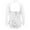 Silver, variant on TiaoBug Kids Girls Sparkly Sequins Gymnastics Leotard Hip-Hop Jazz Ballet Dance Bodysuit