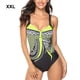 thumbnail image 4 of Eigraketly La flexibilidad se une a la moda, traje de baño para mujer, línea 2023, traje de baño modesto transpirable, traje de baño Traje de baño verde,1 XXL, 4 of 6