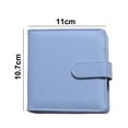 thumbnail image 2 of Petit Carnet de Poche 4,33 Pouces x 4,21 Pouces Couverture Rigide Papier Doublé Mini Bloc-Notes, Carnet de Composition 1 Pack, wathet, 2 of 5