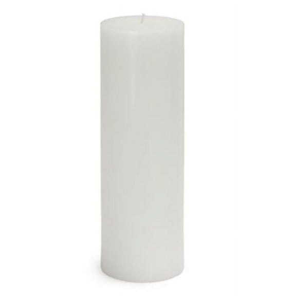 3 x 9 in. Citronella Pillar Candle, White