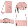 thumbnail image 5 of Allytechgroup Wallet Case for iPhone 16e with Card Cash Slots, Luxury Premium PU Leather Kickstand Shoulder Strap Lanyard Shockproof Anti-Fall Full Body Protective Flip Shell, Coralpink, 5 of 8