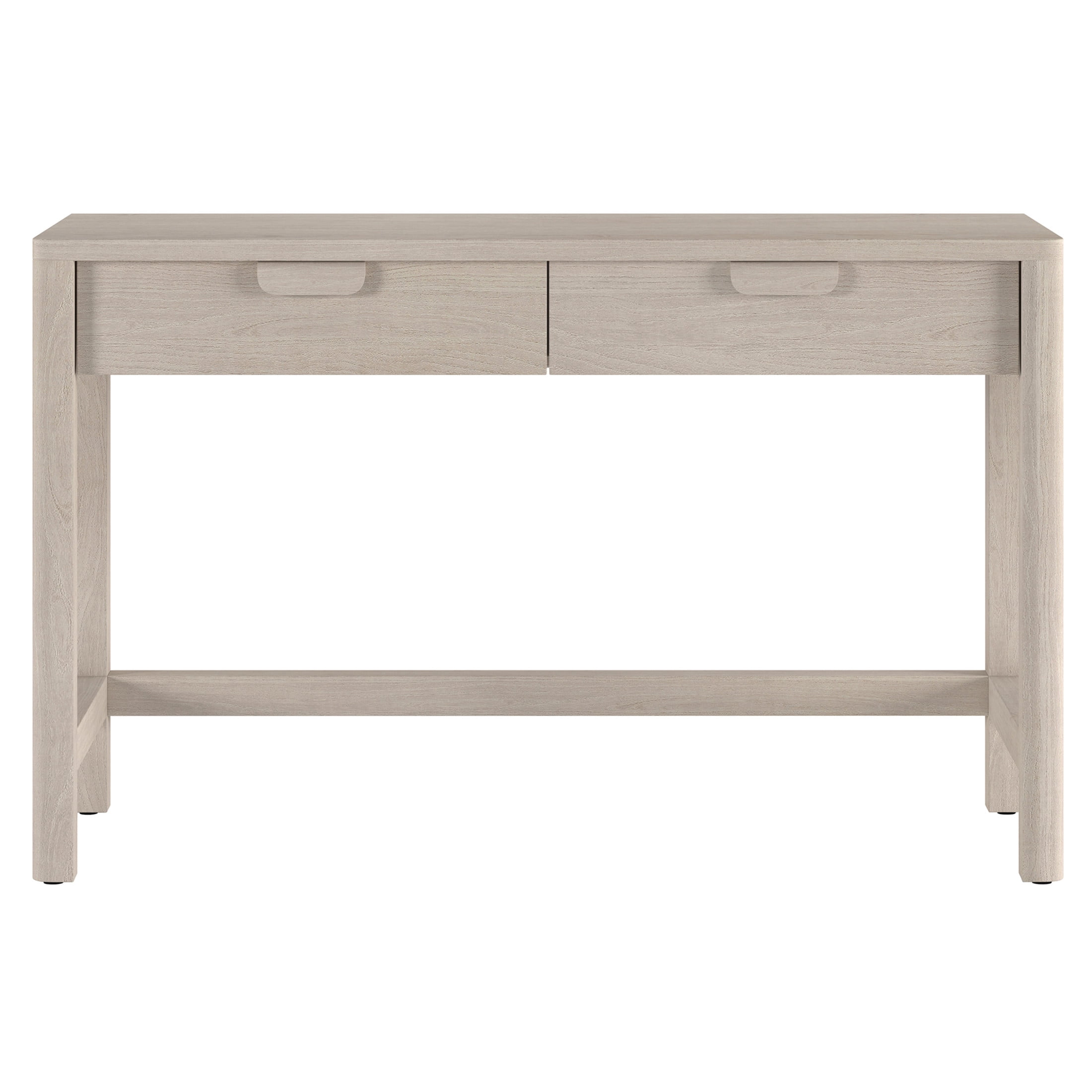 Evelyn&Zoe Modern/Contemporary 48" Wide Alder White Home Office