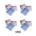thumbnail image 3 of Naiovety Pañuelo de 12 piezas para adultos y niños, repuesto para personas mayores, absorbente para exteriores, a rayas a cuadros, toalla para fiesta de, 3 of 6