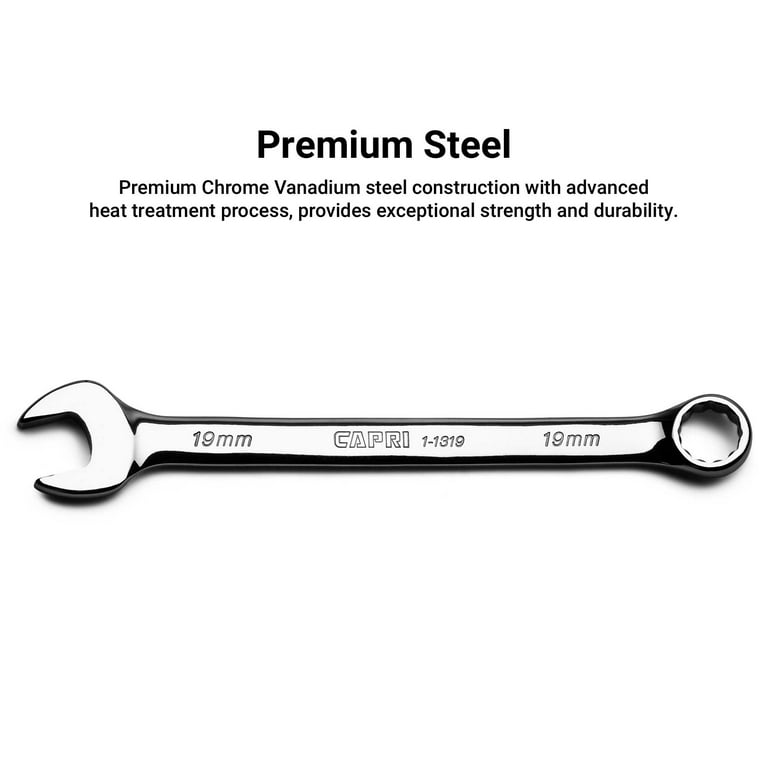 13 MM Double Head Spanner Wrench, 12 Point Combination, Grip Tight Tools
