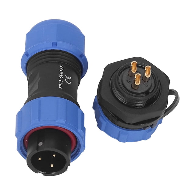 Prise d'Aviation Connecteur Étanche IP68 Adaptateur Électrique 3 Broches 3 Trous SP17