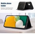 thumbnail image 4 of for Samsung Galaxy A13 Crossbody Wallet Case for Women, Bling Glitter PU Leather Phone Case with RFID Blocking Card Holder Cover for Samsung Galaxy A04S /A13 SZ Black, 4 of 18