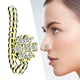 thumbnail image 4 of Anillos de nariz falsos en forma de U de cristal de 18 g, joyería sin perforaciones, calibre 18, sin perforaciones oro, 4 of 7