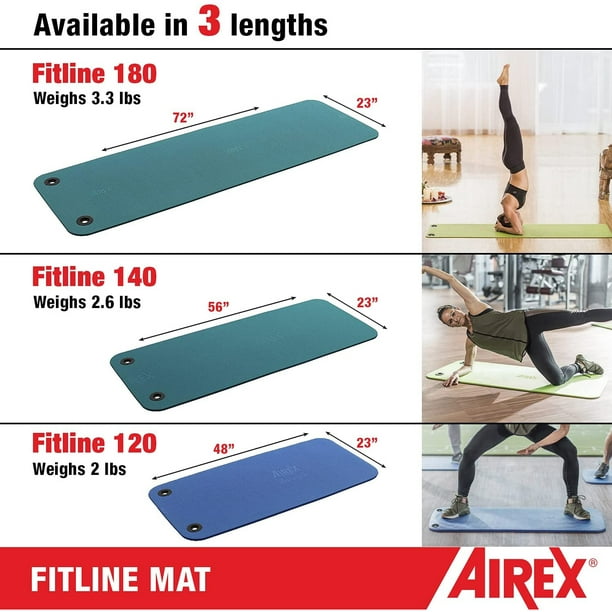2 Thick Tri-Fold Exercise Gym Mat with Carrying Handles, PU